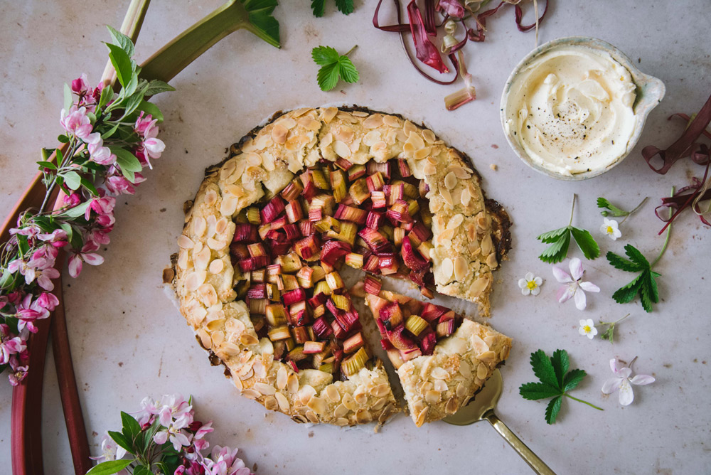 Rhabarber-Galette