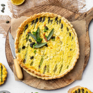 Spargelwähe mit Zitronencreme